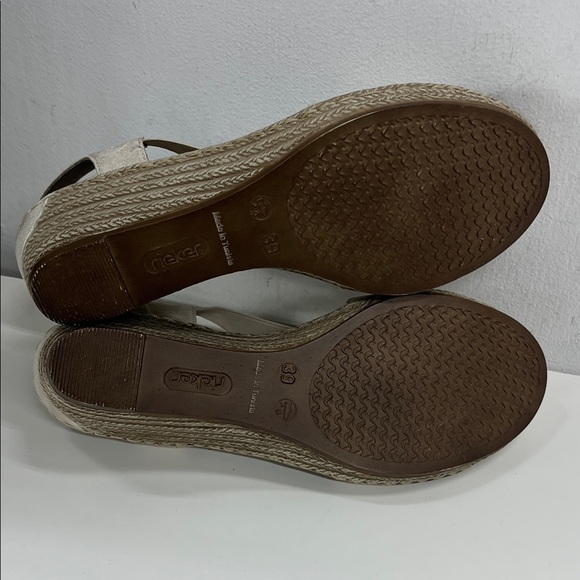 New Rieker FANNI Wedge Sandals Size EU 39( US 8) - Picture 7 of 10